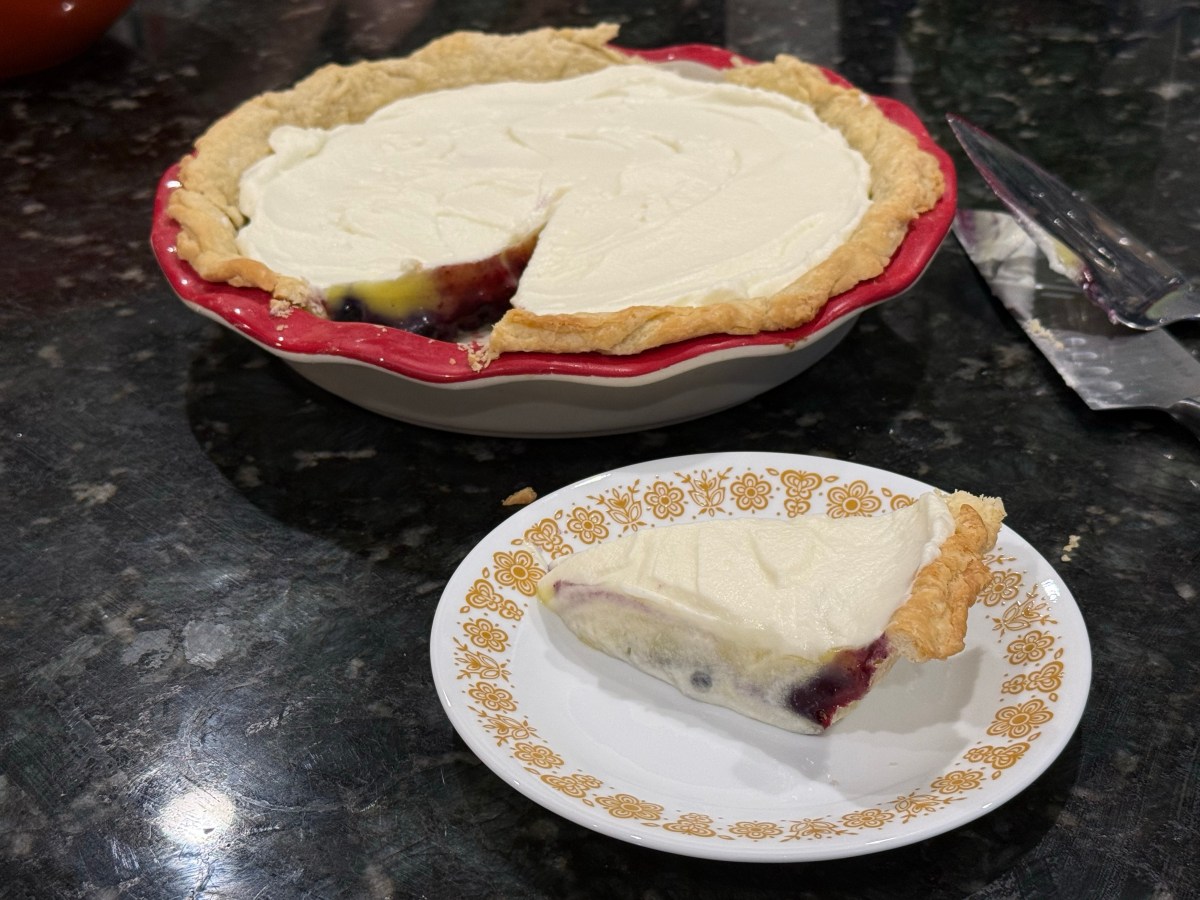 Blueberry Cream Pie
